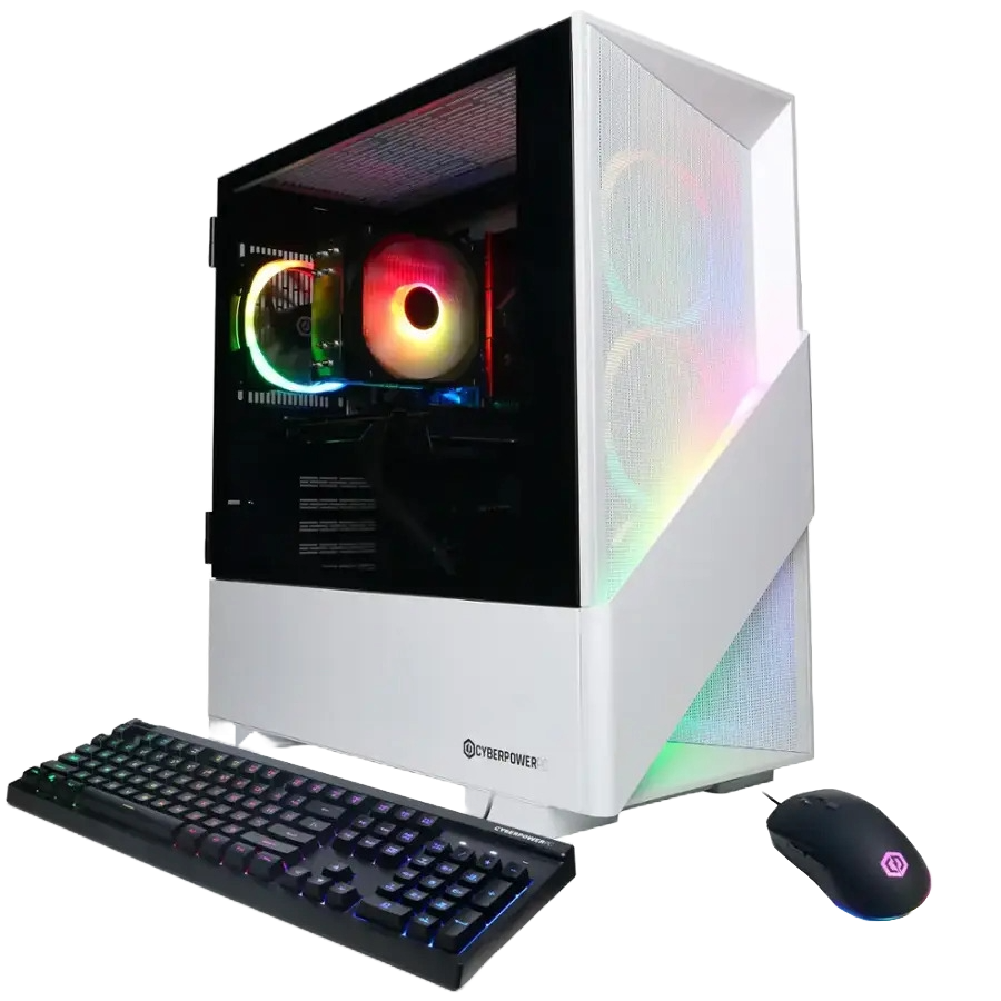 CyberPower Computer, AM5|Rx 7600|Ryzen 7 8700f|DDR5 Ram|1TB NVME SSD|Windows 11