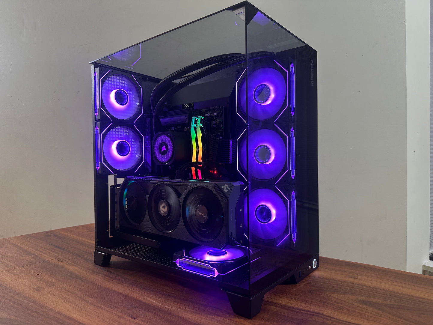 ๐ฅ"The Obsidian Core" RTX 5070 | Ryzen 7800X3D | 32GB DDR5 | 2TB | Showcase RGB Build
