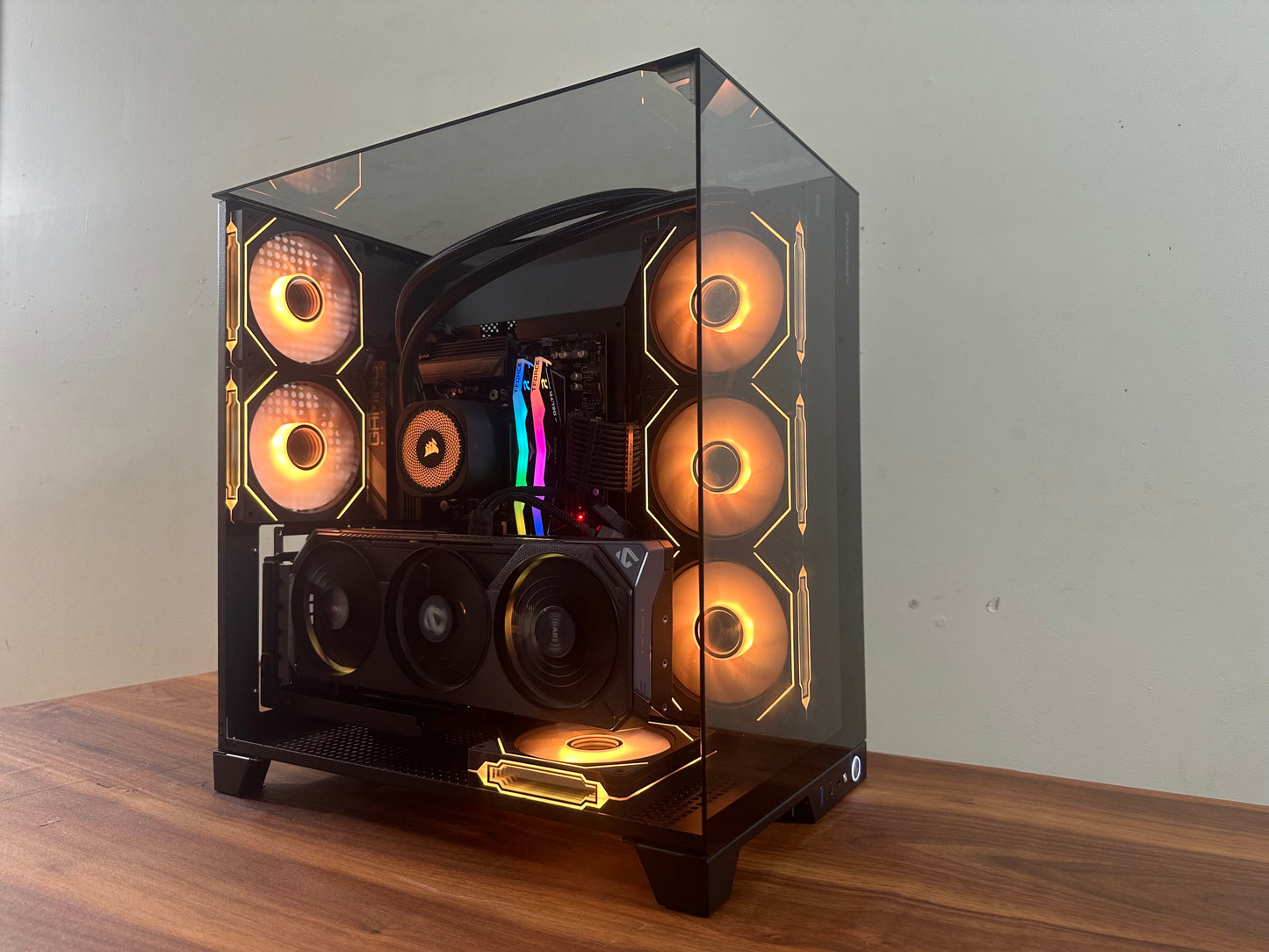 ๐ฅ"The Obsidian Core" RTX 5070 | Ryzen 7800X3D | 32GB DDR5 | 2TB | Showcase RGB Build