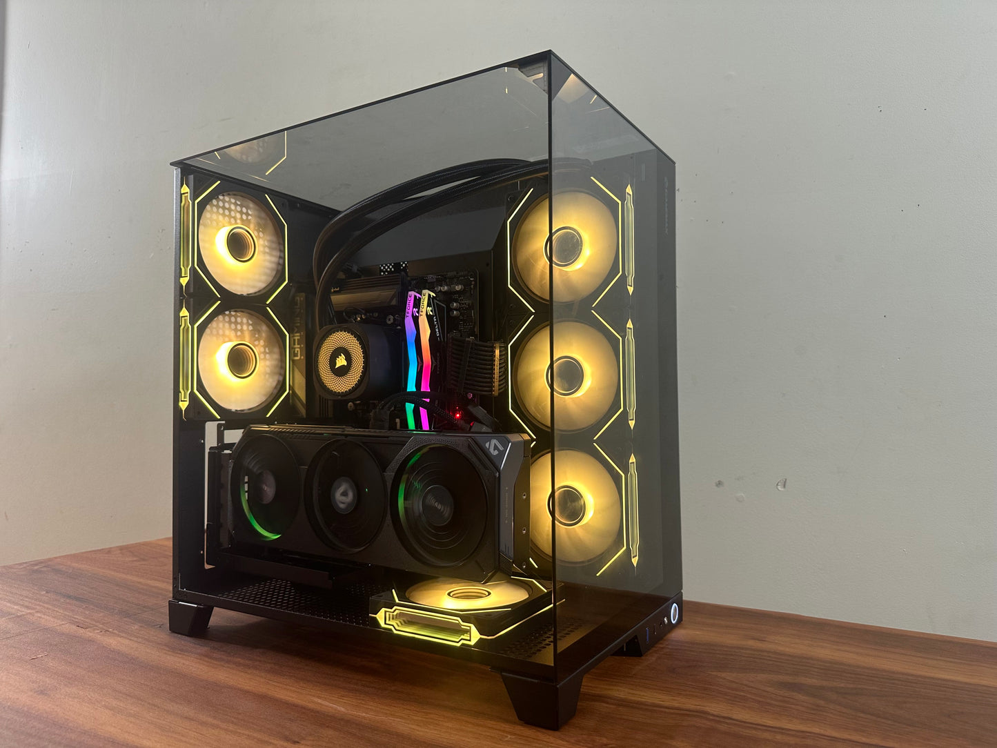 ๐ฅ"The Obsidian Core" RTX 5070 | Ryzen 7800X3D | 32GB DDR5 | 2TB | Showcase RGB Build