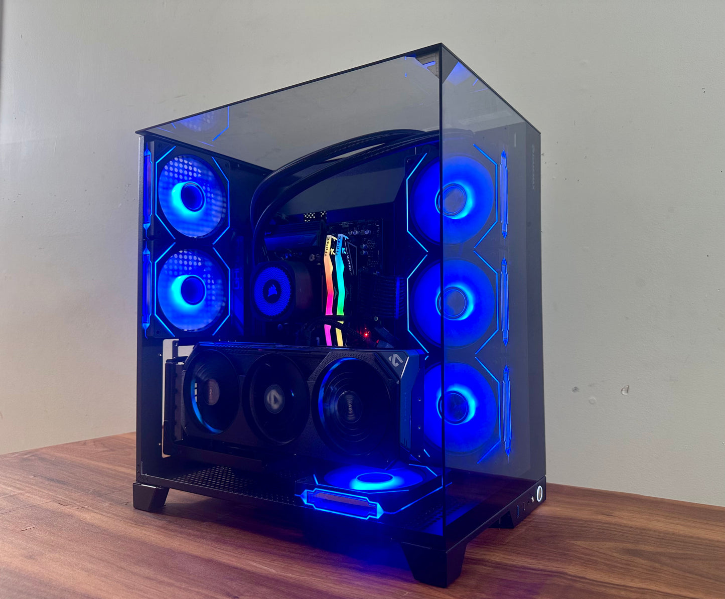 ๐ฅ"The Obsidian Core" RTX 5070 | Ryzen 7800X3D | 32GB DDR5 | 2TB | Showcase RGB Build