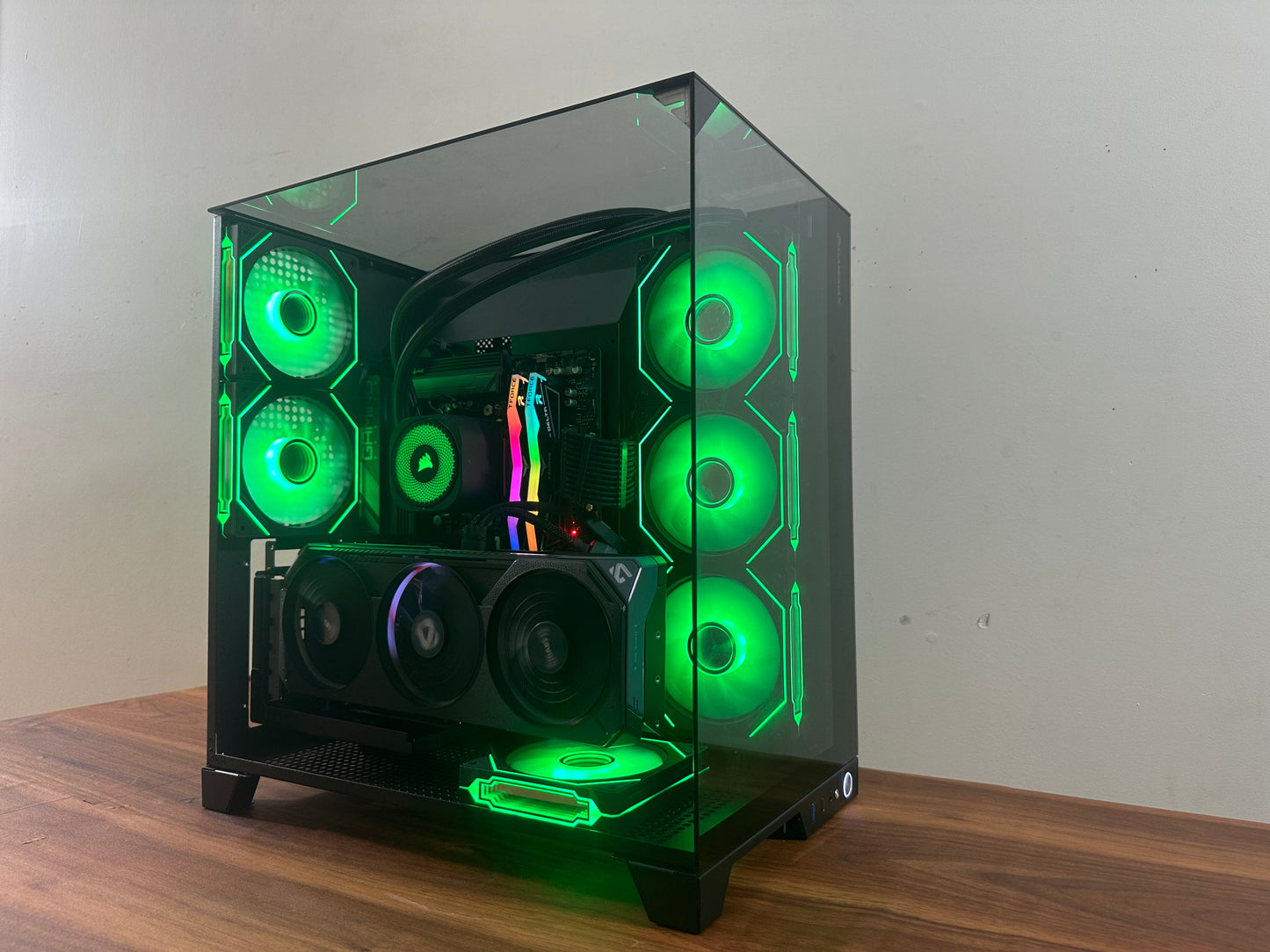 ๐ฅ"The Obsidian Core" RTX 5070 | Ryzen 7800X3D | 32GB DDR5 | 2TB | Showcase RGB Build
