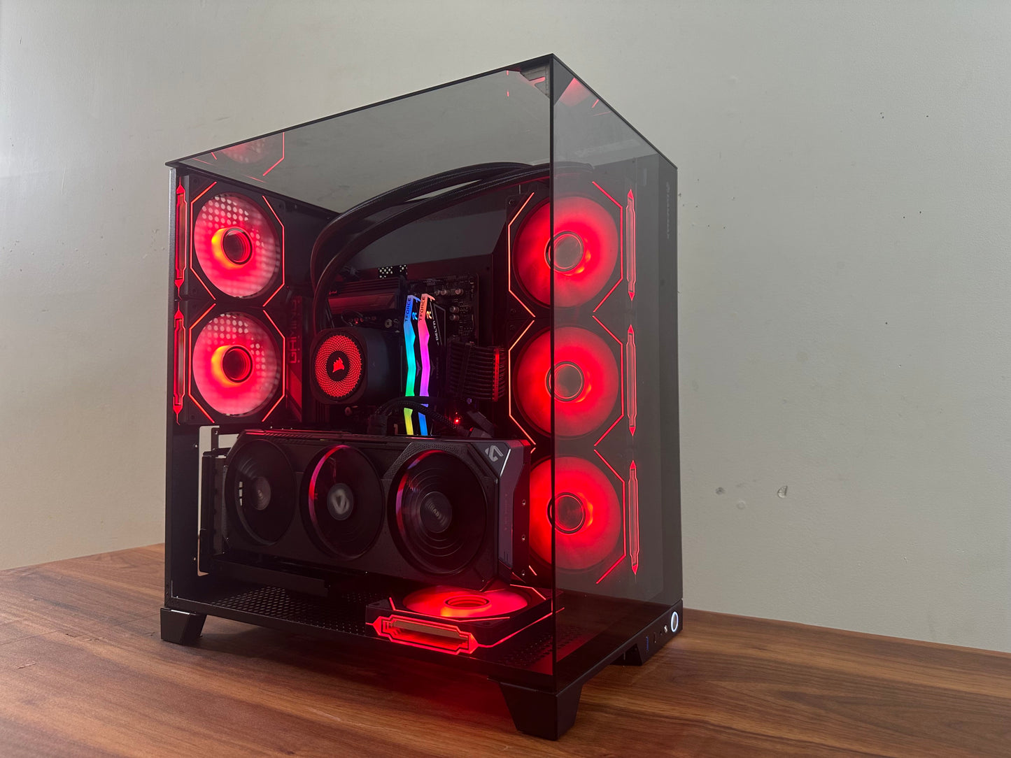 ๐ฅ"The Obsidian Core" RTX 5070 | Ryzen 7800X3D | 32GB DDR5 | 2TB | Showcase RGB Build
