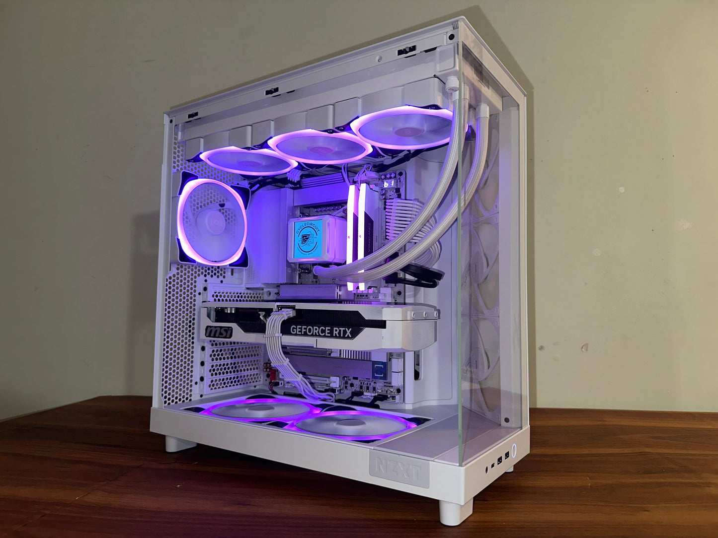 ❄️GlacierCore| RTX 5070 Ti | Intel Ultra 7 | 32GB DDR5 6000MHz | 2TB SSD | NZXT H6 Elite LCD Display