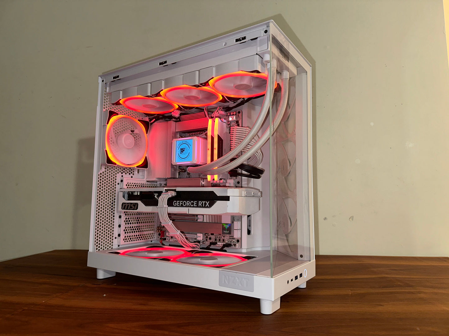 ❄️GlacierCore| RTX 5070 Ti | Intel Ultra 7 | 32GB DDR5 6000MHz | 2TB SSD | NZXT H6 Elite LCD Display