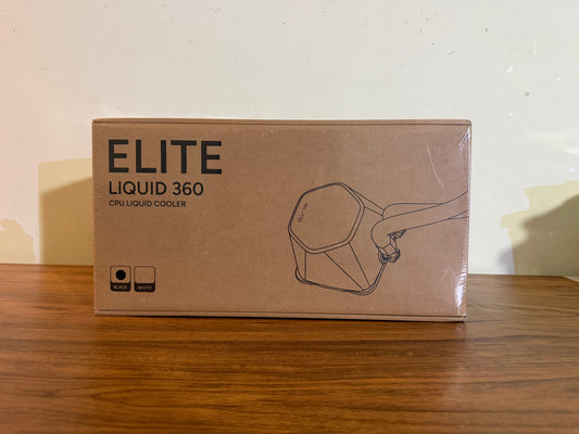Coolermaster Liquid Elite 360mm AIO Cooler, Dual-Chamber Pump, Customizable aRGB Lighting, Maintenance-Free