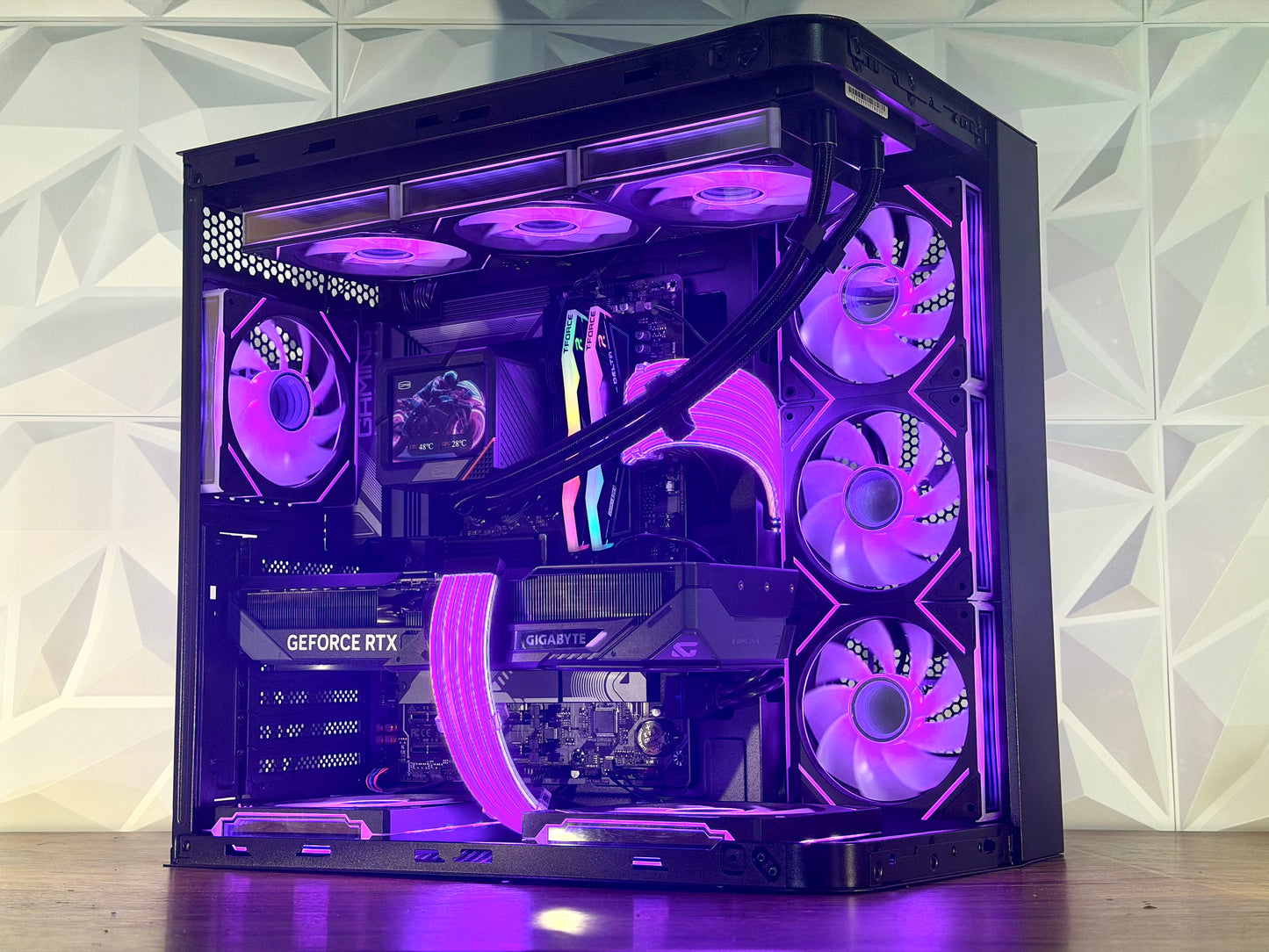 ⚡ “ROSEFIRE ELITE” Ryzen 7 7700X | RTX 5070 OC | DDR5 | 1TB NVMe | LCD AIO | Windows 11 Pro ⚡