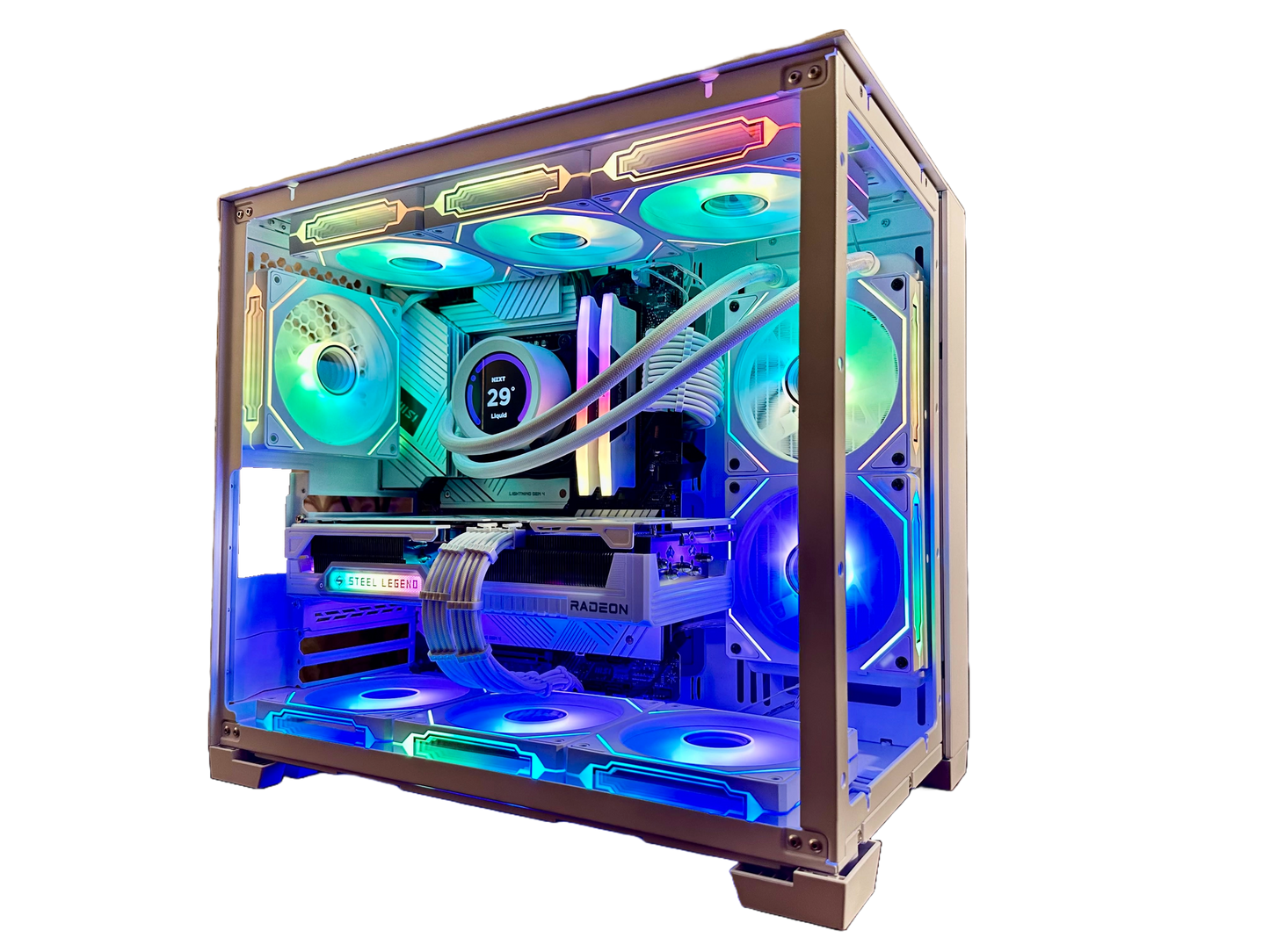 ❄️Whiteout 4K PC– Radeon 9070XT |i7-13700K | Z790 | 32GB DDR5 | 2TB Gen4