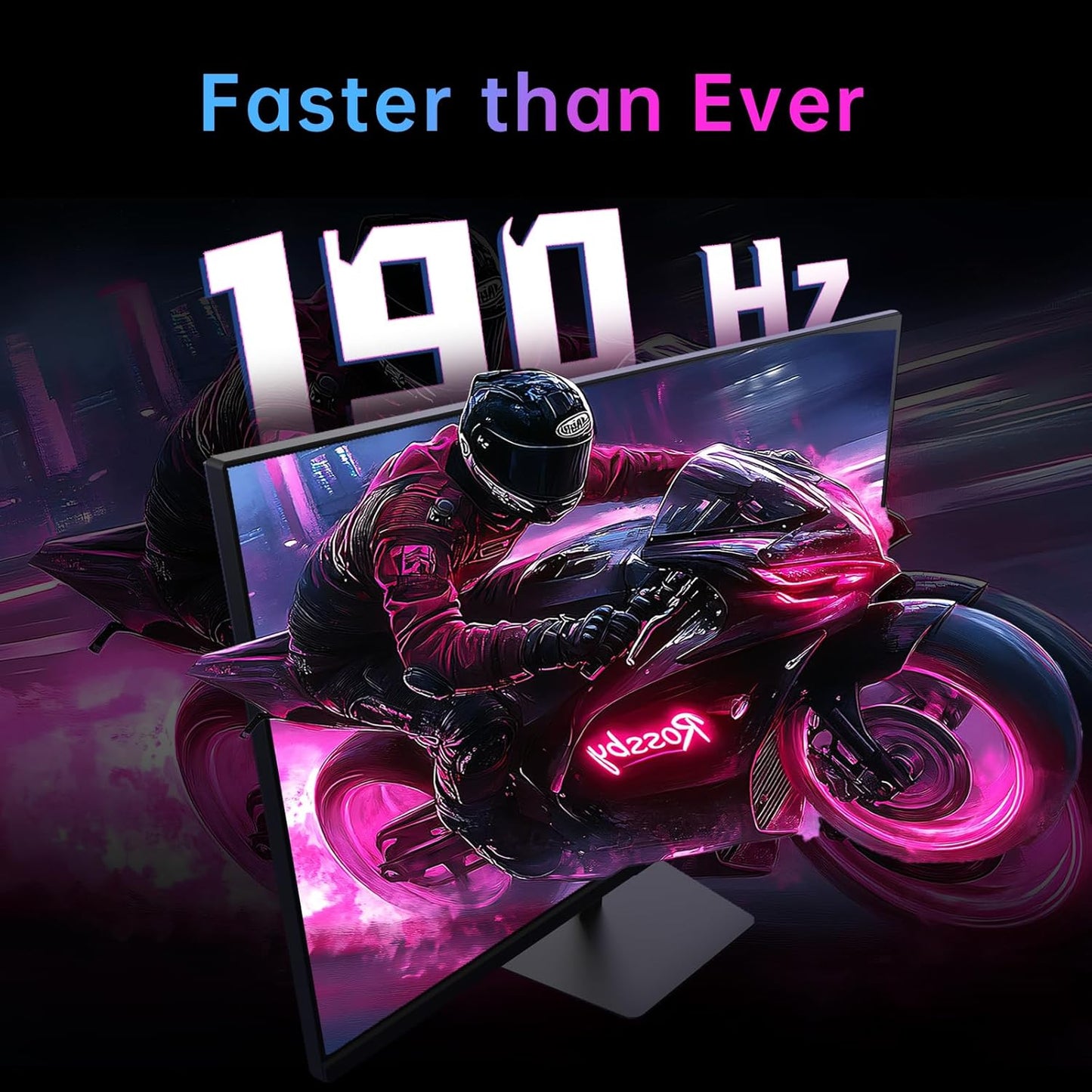 KTC 24 inch 190Hz/180Hz Gaming Monitor,HDR 400 Fast IPS Screen,FHD 1080P Monitor, 133% sRGB,AdaptiveSync,1ms Response Time,HDMI *2&DP*1,Tilt Adjustable, Eye Care