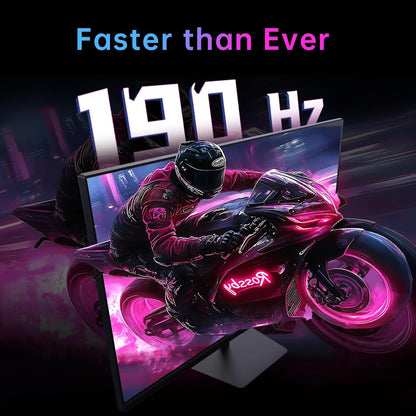 KTC 24 inch 190Hz/180Hz Gaming Monitor,HDR 400 Fast IPS Screen,FHD 1080P Monitor, 133% sRGB,AdaptiveSync,1ms Response Time,HDMI *2&DP*1,Tilt Adjustable, Eye Care