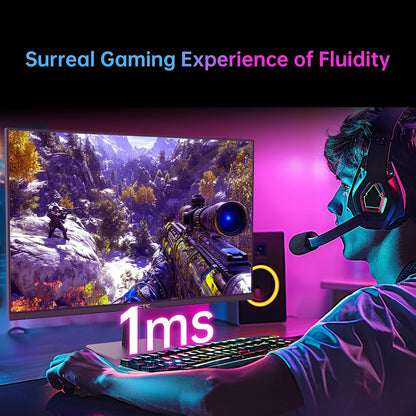 KTC 24 inch 190Hz/180Hz Gaming Monitor,HDR 400 Fast IPS Screen,FHD 1080P Monitor, 133% sRGB,AdaptiveSync,1ms Response Time,HDMI *2&DP*1,Tilt Adjustable, Eye Care