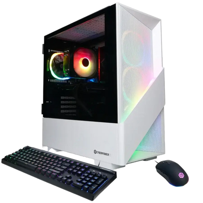 CyberPower Computer, AM5|Rx 7600|Ryzen 7 8700f|DDR5 Ram|1TB NVME SSD|Windows 11