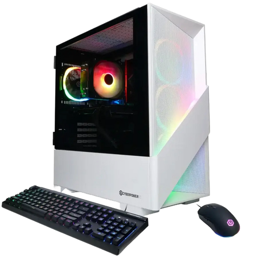 CyberPower Computer, AM5|Rx 7600|Ryzen 7 8700f|DDR5 Ram|1TB NVME SSD|Windows 11
