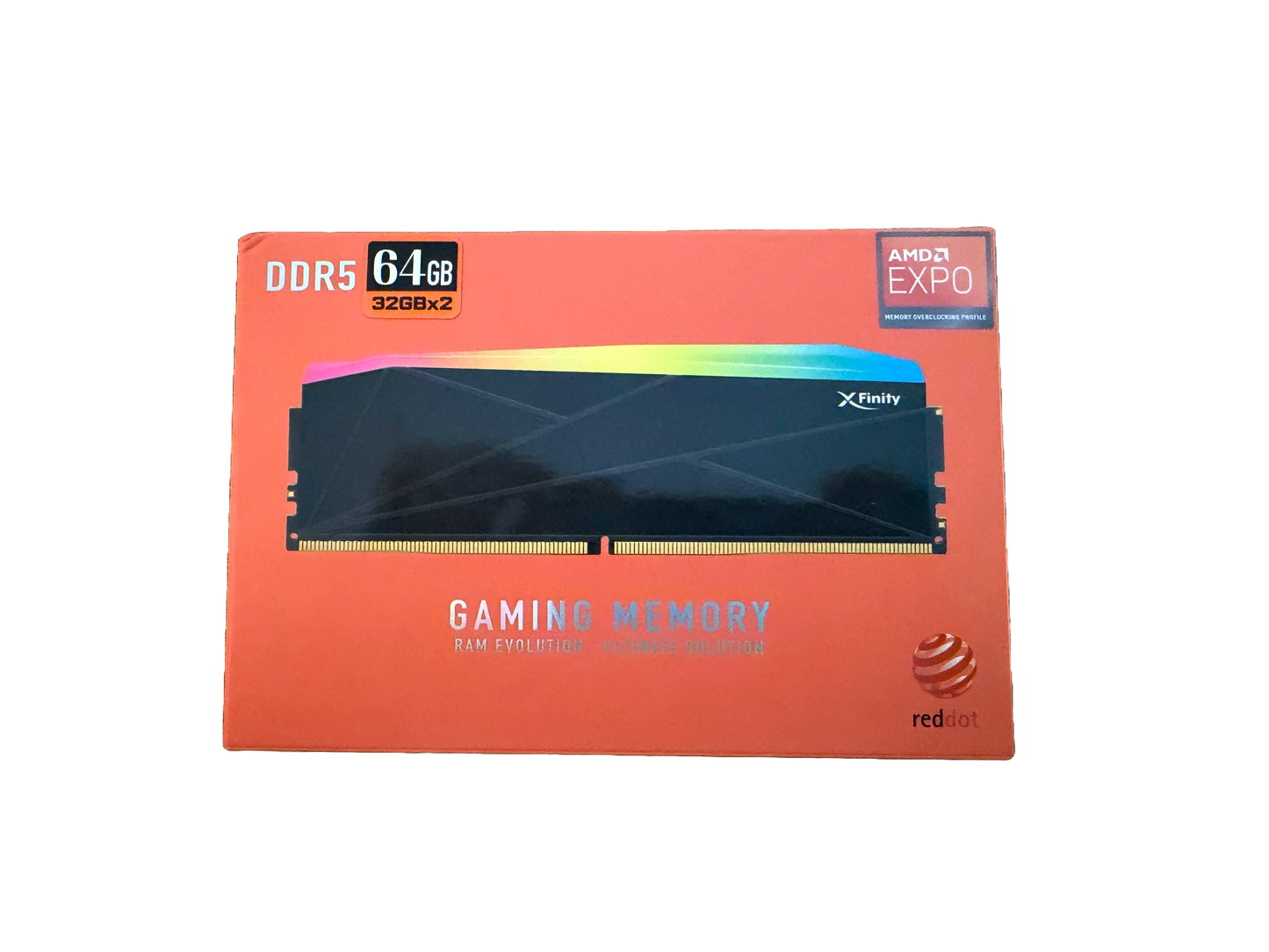 V-COLOR TUF GAMING ALLIANCE Manta XFinity 64GB (32GBx2) DDR5-6400 CL32 1.4V INTEL/AMD SK Hynix Original IC RGB Gaming Desktop Upgrade RAM Memory Module Black