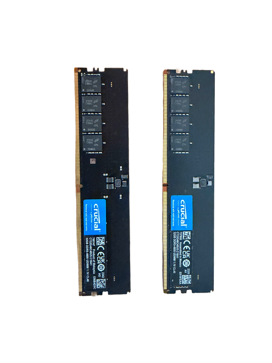 64gb (2x32gb) Crucial DDR5 4800mhz cl40