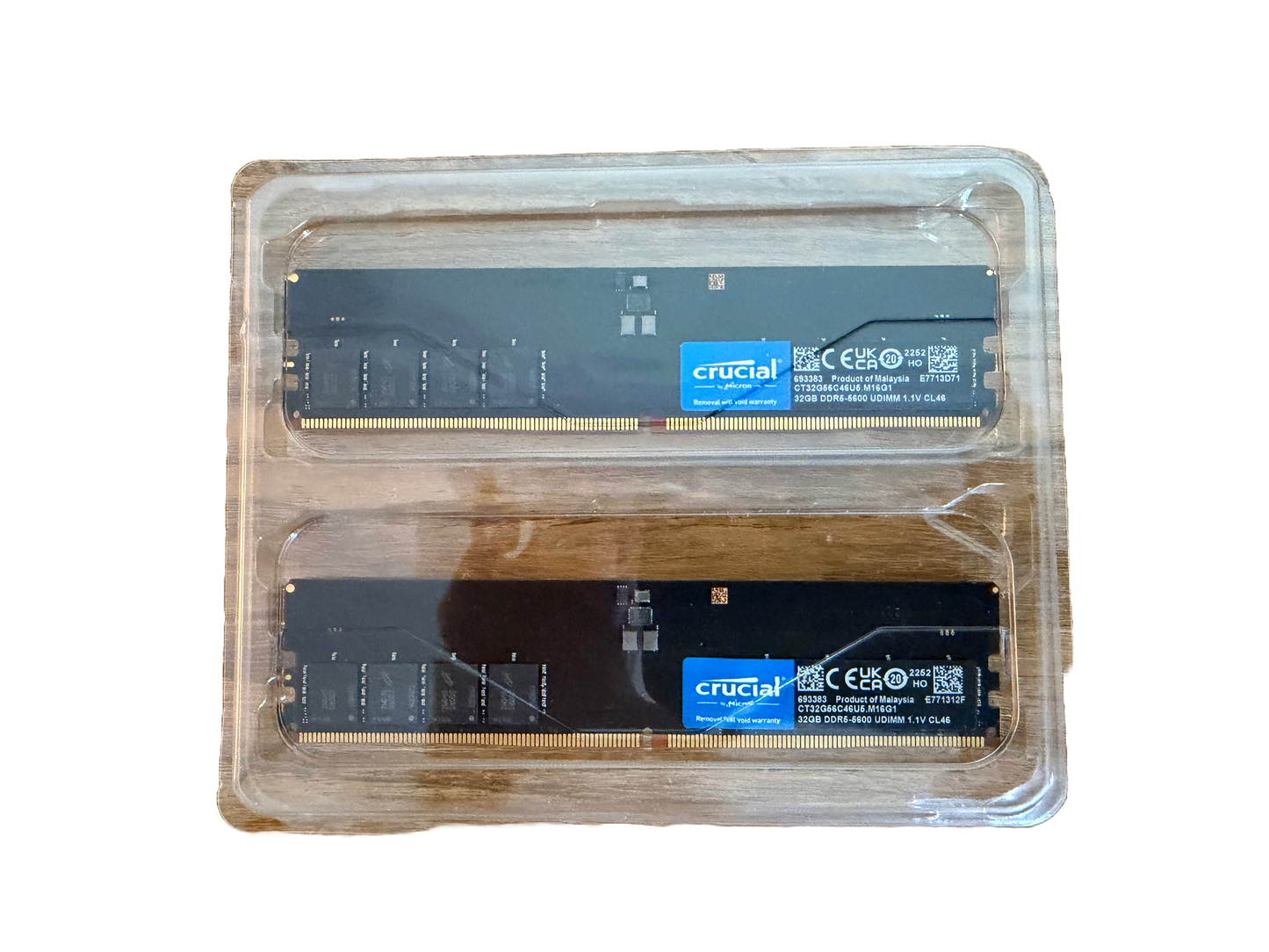 Crucial 64gb (2x32gb) DDR5 5600mhz cl46