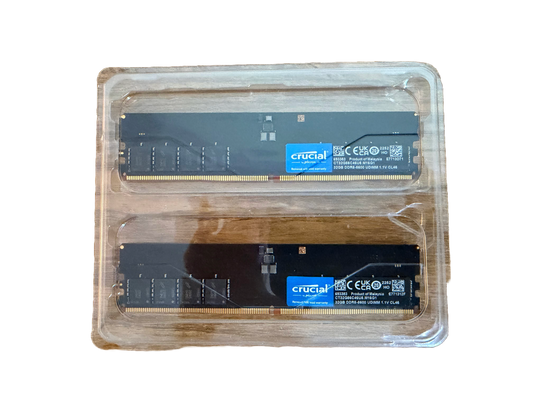 Crucial 64gb (2x32gb) DDR5 5600mhz cl46