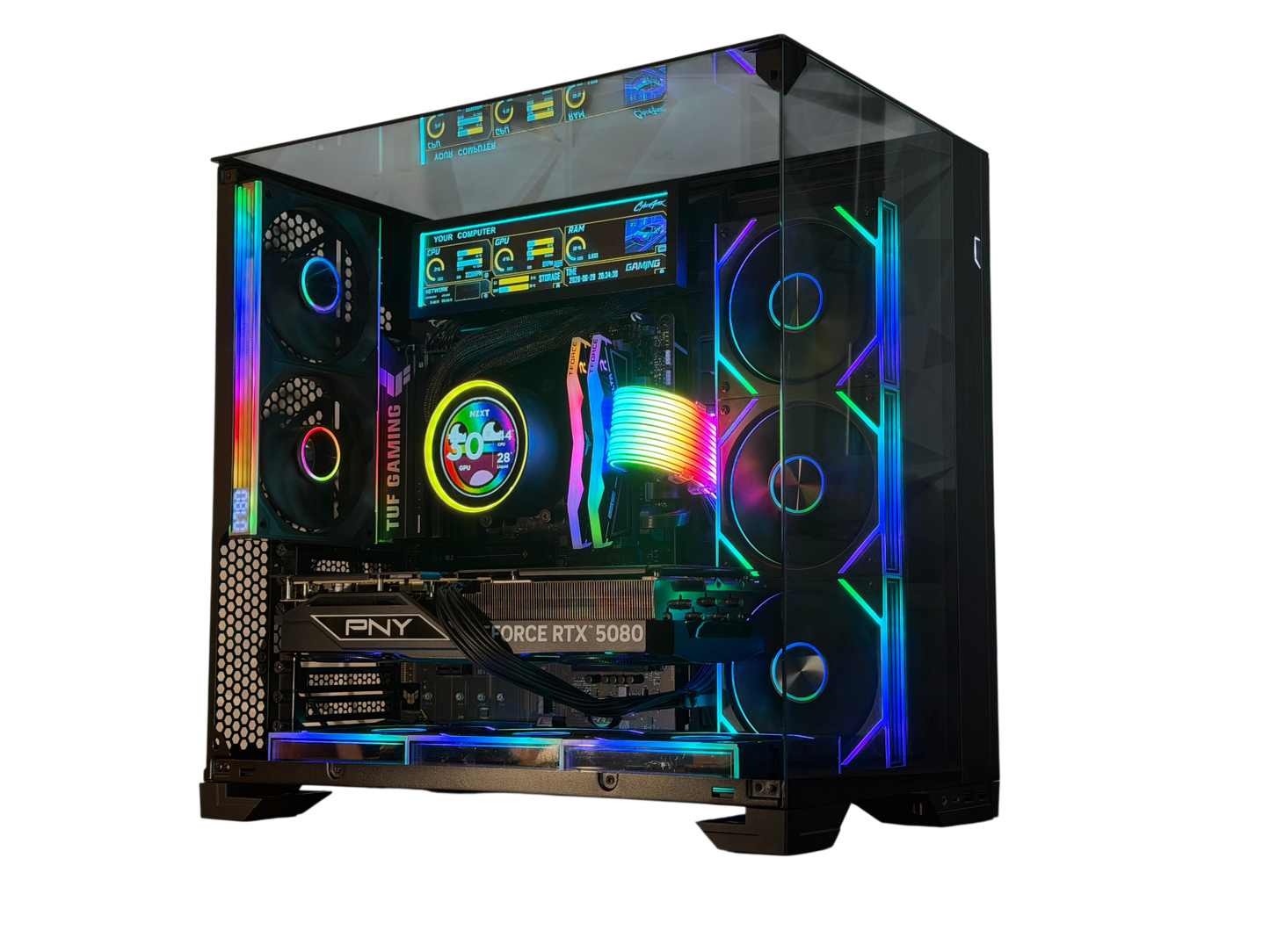 ⚫ Ryzen 7 9800X3D | RTX 5080 | 32GB DDR5 | 2TB 990 Pro | Windows 11 Pro "VISION PHANTOM" ⚫