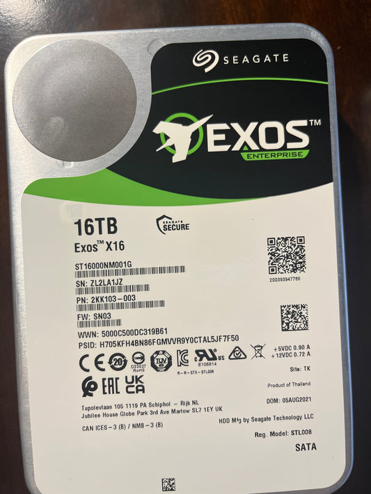 2x 16TB Seagate HDD