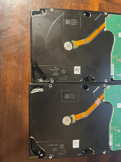 2x 16TB Seagate HDD