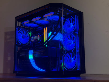 ⚡Obsidian X — Ryzen 9 7900X • RX 9070 XT • 32GB DDR5 • Black RGB Beast