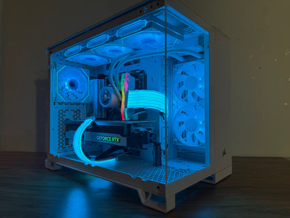 ❄️Corsair Glacier Prime: RTX 4070 Ti • Ryzen 9600X • DDR5 • All-White RGB Build