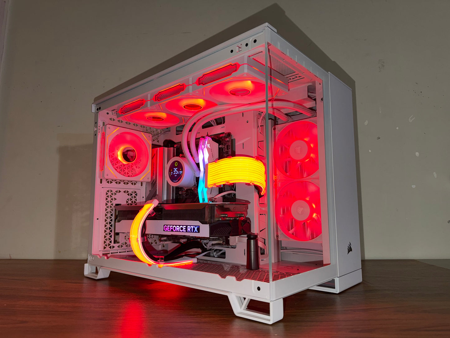 ❄️Corsair Glacier Prime: RTX 4070 Ti • Ryzen 9600X • DDR5 • All-White RGB Build