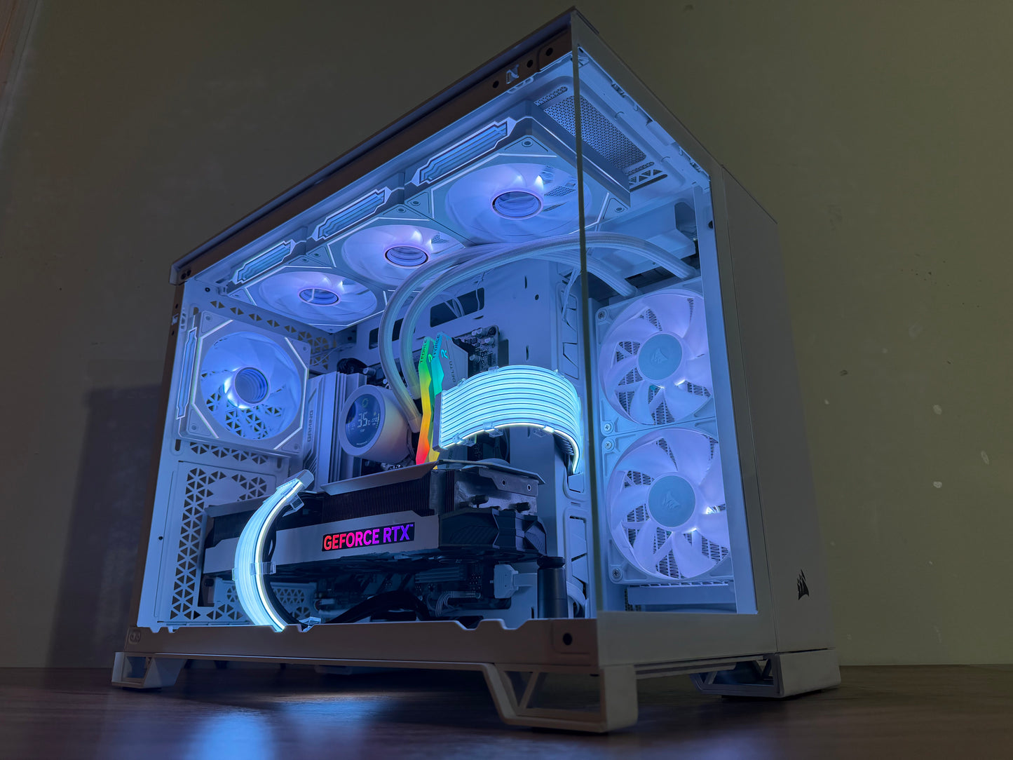 ❄️Corsair Glacier Prime: RTX 4070 Ti • Ryzen 9600X • DDR5 • All-White RGB Build