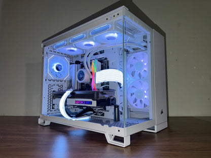 ❄️Corsair Glacier Prime: RTX 4070 Ti • Ryzen 9600X • DDR5 • All-White RGB Build