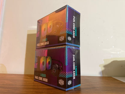 Cooler Master MasterLiquid 240L Core ARGB AIO Liquid CPU Cooler (Black)