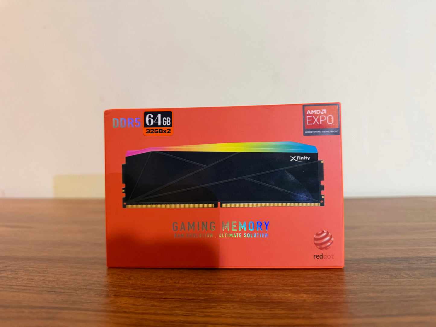 V-COLOR TUF GAMING ALLIANCE Manta XFinity 64GB (32GBx2) DDR5-6400 CL32 1.4V INTEL/AMD SK Hynix Original IC RGB Gaming Desktop Upgrade RAM Memory Module Black