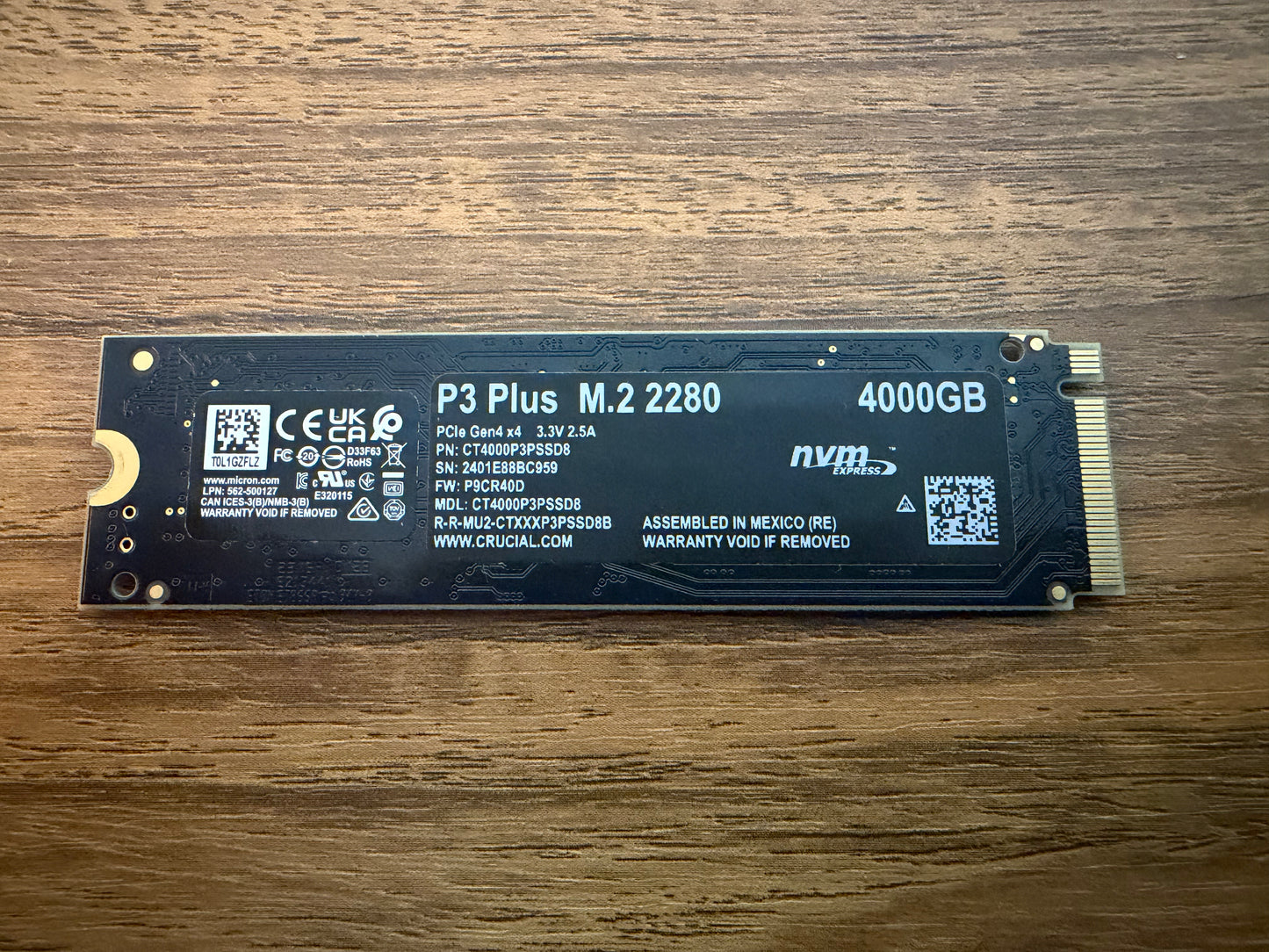 4tb Crucial P3 Plus