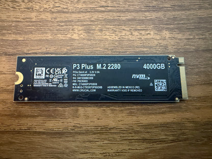 4tb Crucial P3 Plus