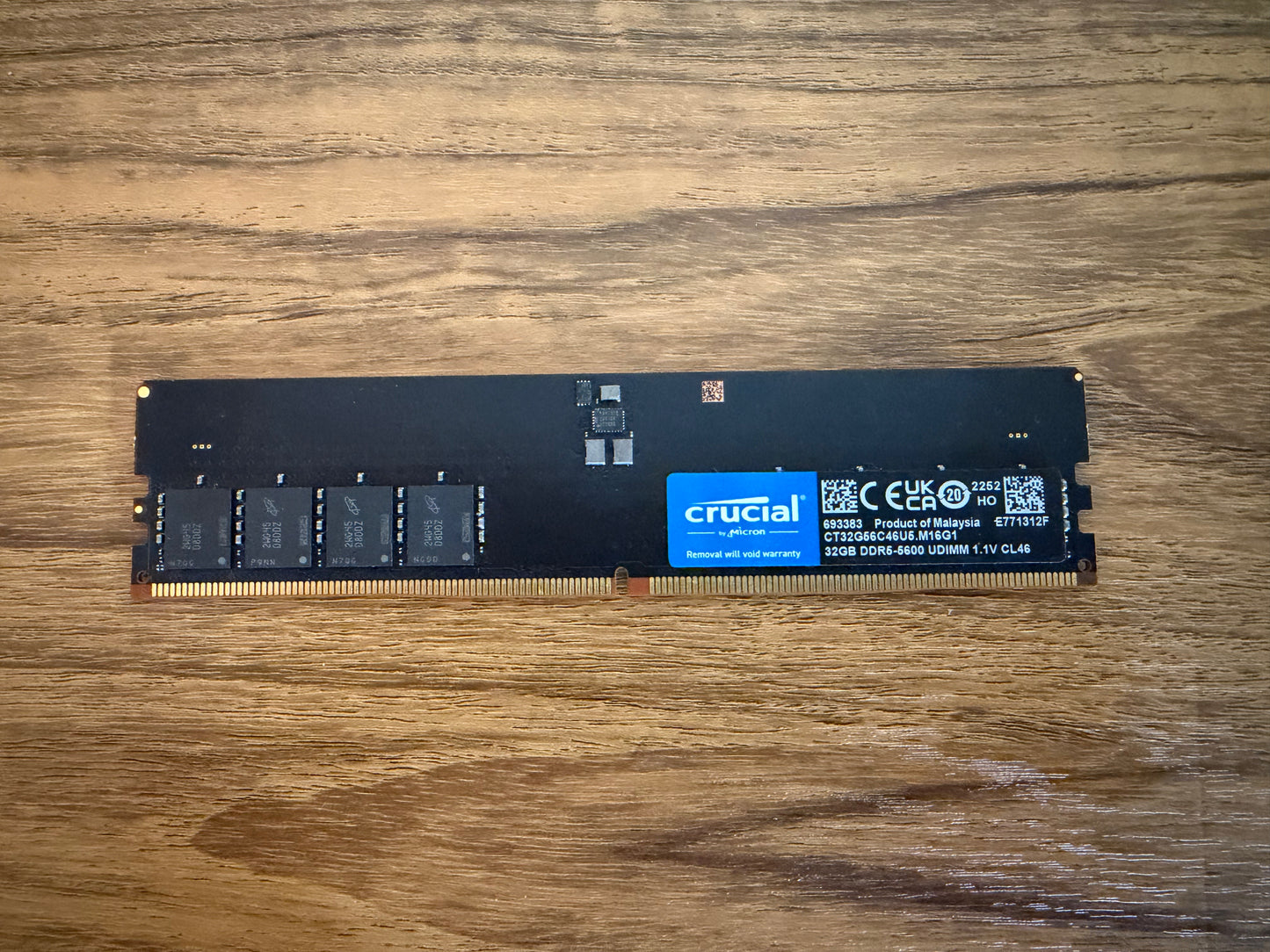 Crucial 64gb (2x32gb) DDR5 5600mhz cl46