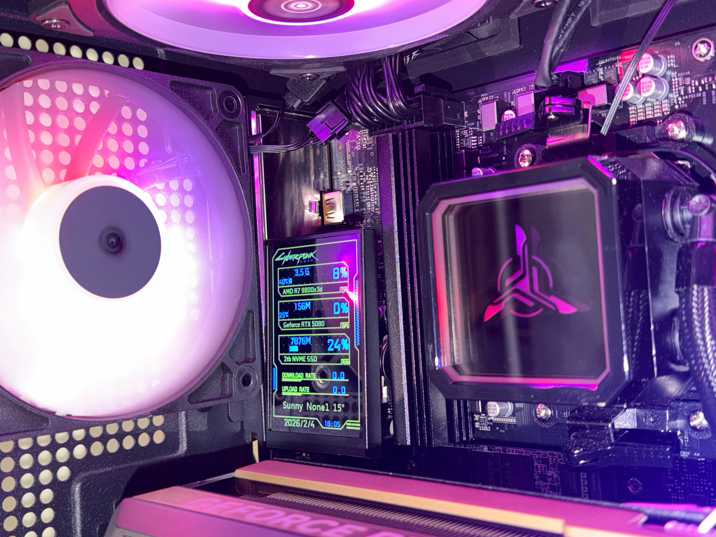 ⚡ Project Nebula 95 — RTX 5080 | 9800x3d | 32gb DDR5 | 2tb NVMe SSD | Windows 11