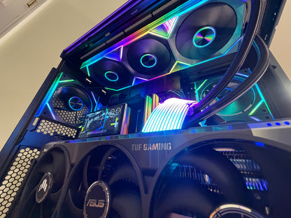 👑 APEX MIRRORSTORM SHOWCASE— 9950X3D | RTX 5080 | 32GB 8000mhz| 2tb 990 pro| 1000w PSU |