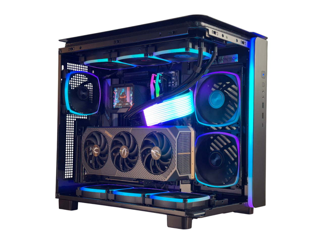 🧊 Ryzen 7 9850X3D + RTX 5080 | 32GB RGB | 2TB | Windows 11 Pro “AURORA TITAN” 🧊