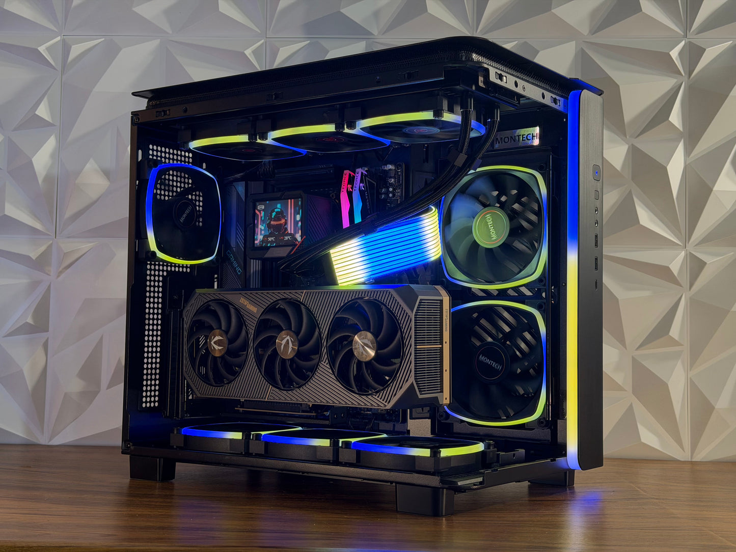🧊 Ryzen 7 9850X3D + RTX 5080 | 32GB RGB | 2TB | Windows 11 Pro “AURORA TITAN” 🧊