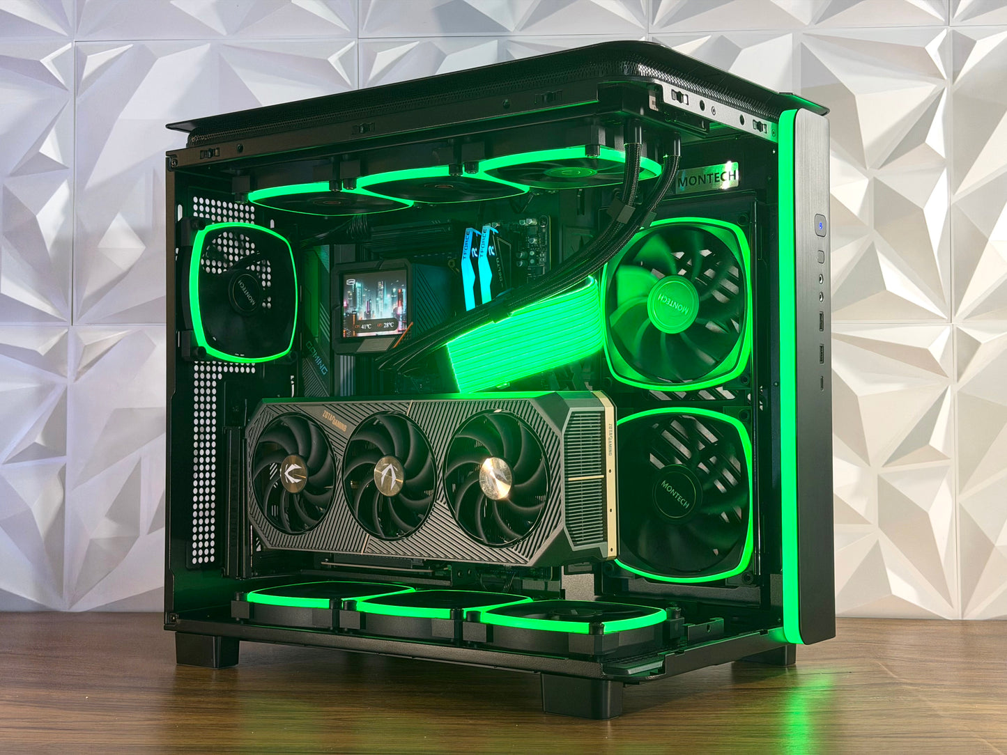 🧊 Ryzen 7 9850X3D + RTX 5080 | 32GB RGB | 2TB | Windows 11 Pro “AURORA TITAN” 🧊