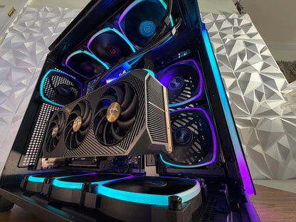 🧊 Ryzen 7 9850X3D + RTX 5080 | 32GB RGB | 2TB | Windows 11 Pro “AURORA TITAN” 🧊