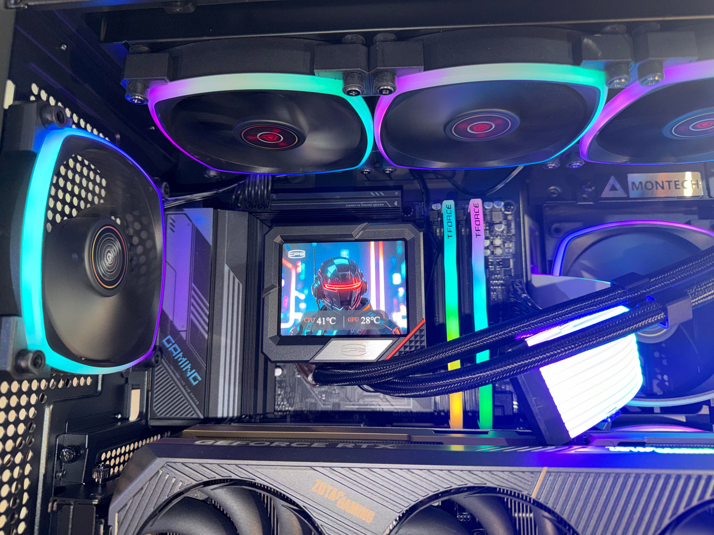 🧊 Ryzen 7 9850X3D + RTX 5080 | 32GB RGB | 2TB | Windows 11 Pro “AURORA TITAN” 🧊
