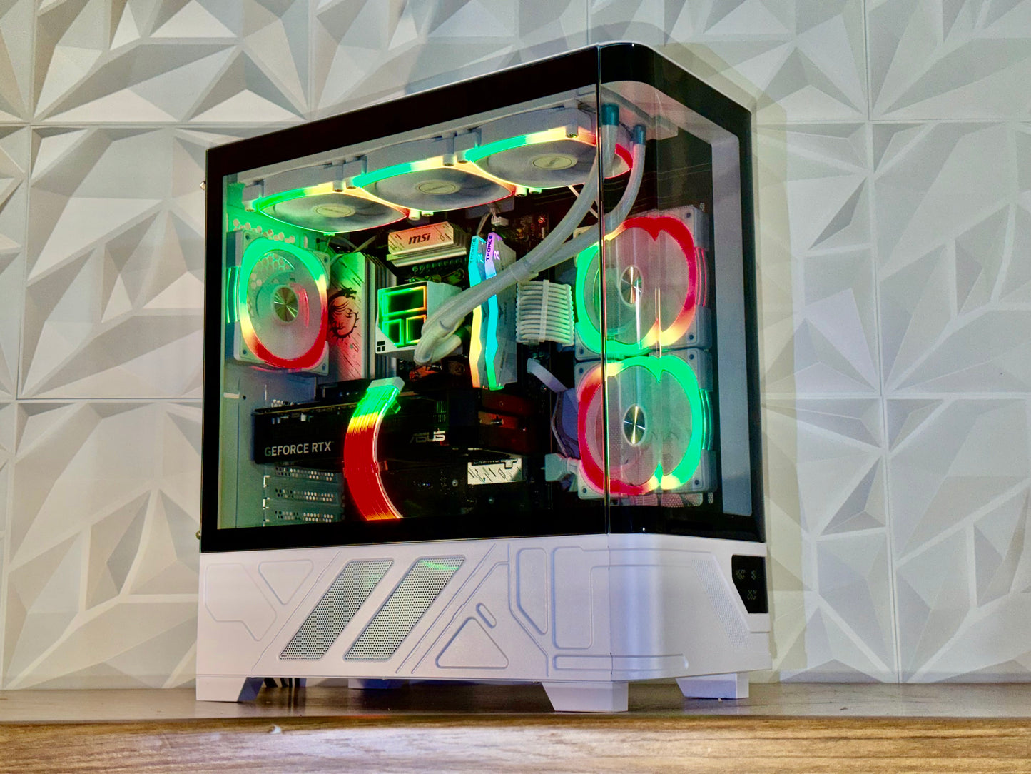 🌈❄️ “AURORA CUBE” | Ryzen 5 7600X3D + RTX 5070 | DDR5 | 1TB SSD | Windows 11 Pro ❄️🌈