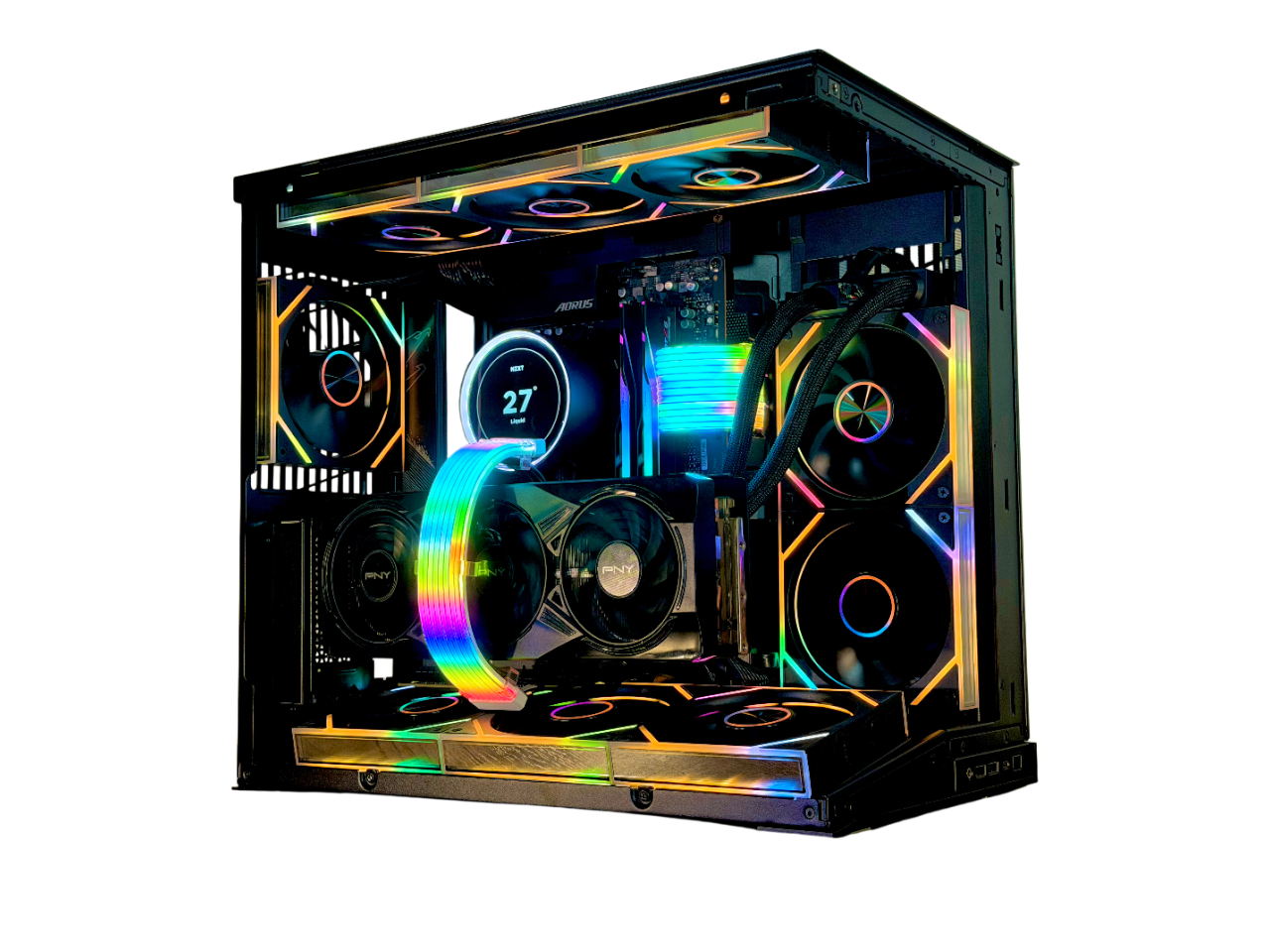 🌑✨"ECLIPSE PRISM” | RTX 5070 Ti | 9800x3d| 32GB RGB DDR5 | 2TB NVMe | Windows 11 Pro🌑✨