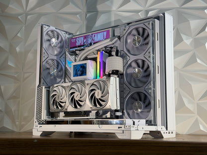 🤍❄️ “FROST MIRAGE” | Ryzen 7 9800X3D + RTX 5080 White | 32GB DDR5 | 2TB | Dual LCD | Windows 11 Pro ❄️🤍