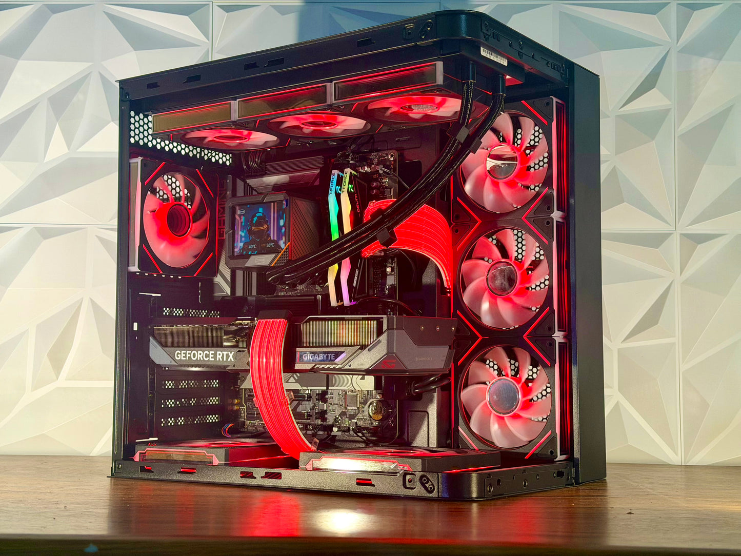 ⚡ “ROSEFIRE ELITE”  Ryzen 7 7700X | RTX 5070 OC | DDR5 | 1TB NVMe | LCD AIO | Windows 11 Pro ⚡