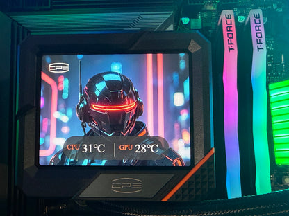 ⚡ “ROSEFIRE ELITE”  Ryzen 7 7700X | RTX 5070 OC | DDR5 | 1TB NVMe | LCD AIO | Windows 11 Pro ⚡