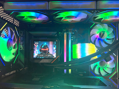 ⚡ “ROSEFIRE ELITE”  Ryzen 7 7700X | RTX 5070 OC | DDR5 | 1TB NVMe | LCD AIO | Windows 11 Pro ⚡