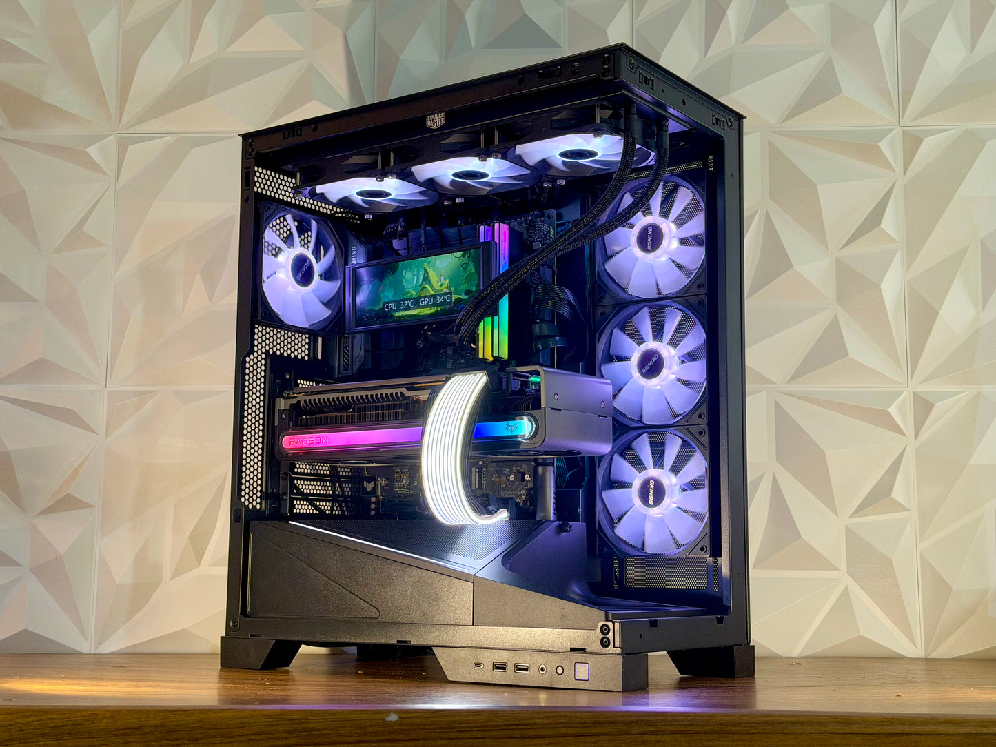 🌊 “AQUA OVERDRIVE” — i9-13900K | RX 7900 XTX | 32GB DDR5| 2TB NVMe | LCD | Windows 11 Pro 🌊