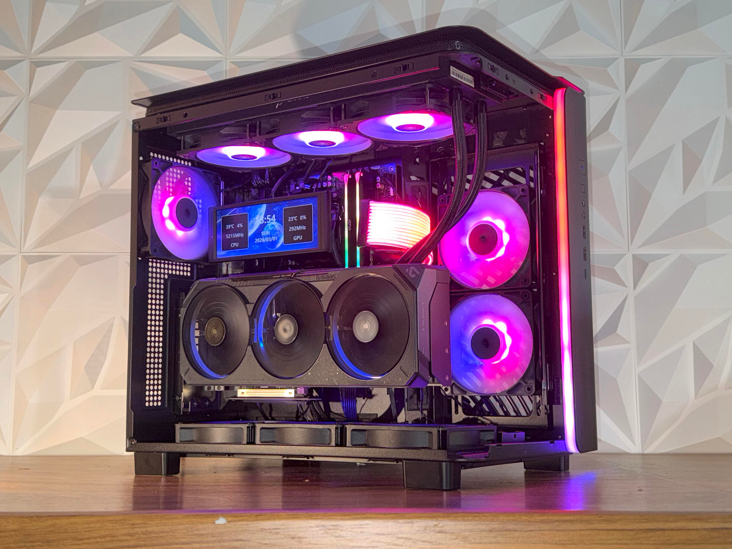 ⚡ RTX 5070 TI | 9800x3d | 32gb DDR5 | 2tb NVMe SSD | Windows 11 | "Phantom Nebula 95"