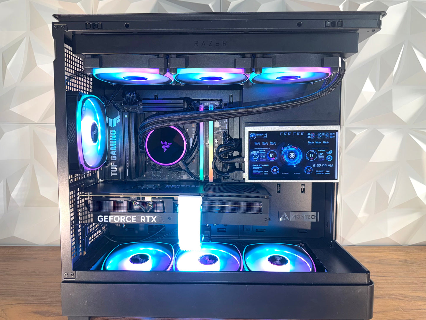 👑 “ROYAL TITAN” —  RTX 4080 | Ryzen 9800x3d| 32GB RGB | 2TB NVMe | LCD Display | Windows 11 Pro 🔥👑